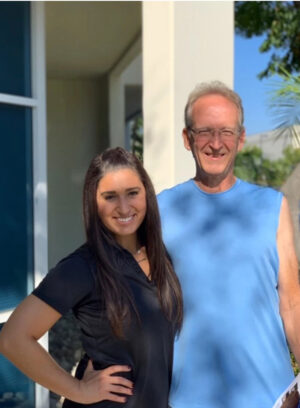Santa Rancho Margarita Spine & Sport Physical Therapy From Patient Les, pictured with his physical therapist